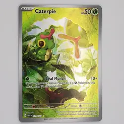 Caterpie Illustration Rare SV: Scarlet & Violet 151 172/165 NM Pokemon TCG - Image 1