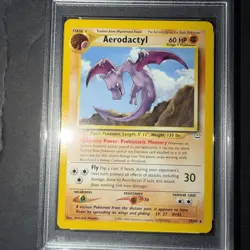 Pokemon Aerodactyl P.M. Neo Revelation 1st Edition PSA 7 - Image 3