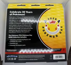 🏷4x Pokemon TCG Pokemon Day 2026 Collection Box Sealed Bundle 30th Anniversary - Image 3