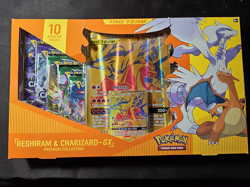 Pokemon TCG SWSH Reshiram & Charizard-GX Premium Collection Box - Factory Sealed - Image 1