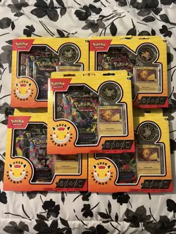 Pokemon TCG: Pokemon Day 2026 Collection Box - 30th Anniversary - Lot Of 5 - Image 1