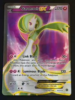 Gardevoir EX Full Art 111/114 Pokemon XY Steam Siege Holo Ultra Rare 2016 - Image 1