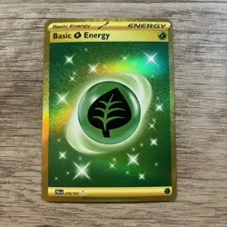 Basic Grass Energy 278/193 Gold Rare: Paldea Evolved Pokemon TCG Near Mint - Image 1