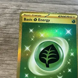 Basic Grass Energy 278/193 Gold Rare: Paldea Evolved Pokemon TCG Near Mint - Image 3