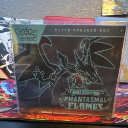 Pokemon TCG Mega Evolution Phantasmal Flames Elite Trainer Box Charizard - Image 1