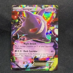Pokemon TCG Gengar EX 34/119 XY Phantom Forces Ultra Rare - Image 1