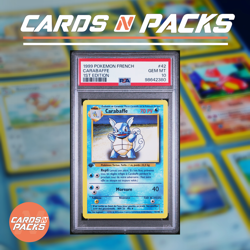 Carte Pokemon Carabaffe 42/102 Set de Base Edition 1 PSA 10 GEM MINT 🇫🇷 - Image 1