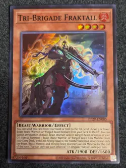 Yu-Gi-Oh! Tri-Brigade Fraktall Super Rare OP29-EN005 OTS Tournament Pack 29 MINT - Image 1