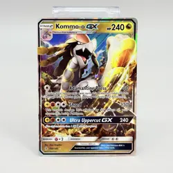 Kommo-o GX 100/145 Guardians Rising Ultra Rare Holo Pokemon Card NM - Image 1