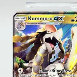 Kommo-o GX 100/145 Guardians Rising Ultra Rare Holo Pokemon Card NM - Image 2