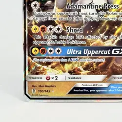 Kommo-o GX 100/145 Guardians Rising Ultra Rare Holo Pokemon Card NM - Image 5