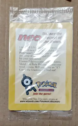 Entei Black Star Promo 34 Movie Promo Pokemon Card Sealed Reverse Holofoil NEW - Image 1