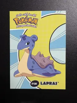 Lapras DANONE Vintage 2000 Pokemon Stadium NM Card 24/40 #131 Catch Em All - Image 1