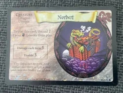 Norbert 30/116 - Base Set - HOLO RARE Harry Potter Card TCG LP - Image 2