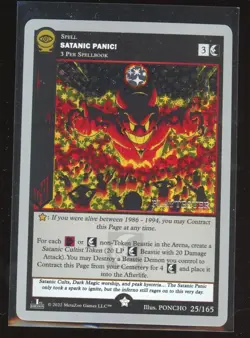 Satanic Panic! Silver Border Playtester Metazoo Seance Card HOLO - Image 1