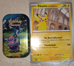 Pokemon TCG ME Ascended Heroes Mini Tin & FREE Pikachu At The Museum Promo Card - Image 1