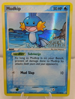 Mudkip 57/100 EX Crystal Guardians Pokemon Card Reverse Holo Foil Rare MP - Image 1