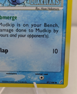 Mudkip 57/100 EX Crystal Guardians Pokemon Card Reverse Holo Foil Rare MP - Image 4
