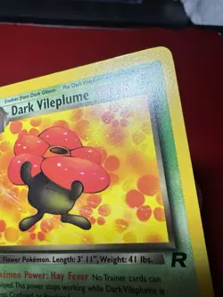 Dark Vileplume 30/82 Non Holo Rare Team Rocket Pokemon Card MP - Image 4