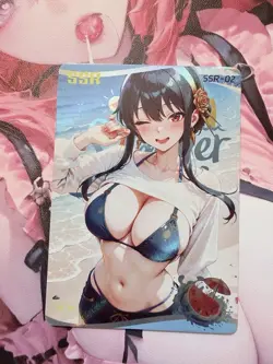 Yor Forger SSR Card Femme Fatale Goddess Story Waifu Spicy Spy x Family Foil - Image 1