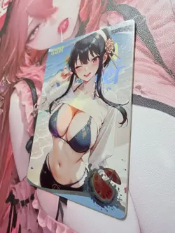 Yor Forger SSR Card Femme Fatale Goddess Story Waifu Spicy Spy x Family Foil - Image 3