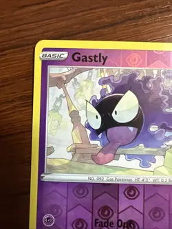 Gastly 083/202 Common Reverse Holo Card Sword & Shield Base Set Pokemon TCG NM - Image 2