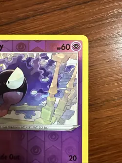 Gastly 083/202 Common Reverse Holo Card Sword & Shield Base Set Pokemon TCG NM - Image 3