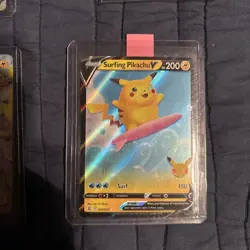 Lot of 4 Pikachu Celebrations (3/4) & Surging Sparks (1/4) Pokemon Cards TCG NM - Image 5