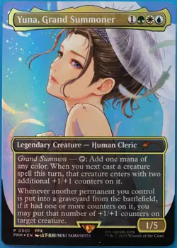 Yuna, Grand Summoner (WPN) FOIL Promo MINT Mythic Rare CARD (512005) ABUGames - Image 1