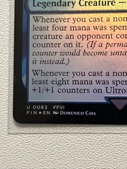 Ultros, Obnoxious Octopus Foil Extended Art U442 Box Exclusive Final Fantasy MTG - Image 5