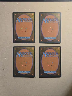 Red Elemental Blast 4th Edition MTG x4 Playset LP Excellent - Image 2