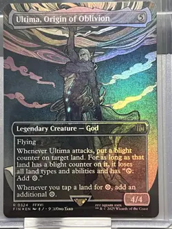 Ultima, Origin of Oblivion Borderless 324 Foil MTG Final Fantasy FIN NM - Image 3