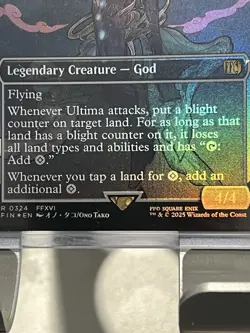 Ultima, Origin of Oblivion Borderless 324 Foil MTG Final Fantasy FIN NM - Image 5