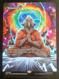 MTG TMNT Source Material - Brainstorm - Borderless Mythic - Image 1
