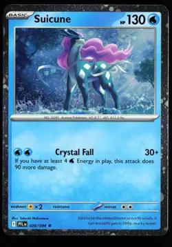 Pokemon TCG: Suicune - Cosmos Rare Holo - Phantasmal Flames - #026/094 - Image 1