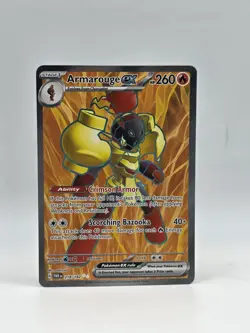 Armarogue ex 218/182 Sv04 - Pokemon Paradox Rift - Near Mint Ultra Rare - Image 1