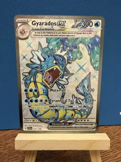 Pokemon TCG Gyarados EX 225/198 Scarlet & Violet Base Set Full Art Ultra Rare - Image 1