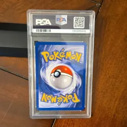 Pokemon Team Rocket Dark Dragonite 1st Edition Holo Swirl #5/82 PSA 6 2000 Rare - Image 2