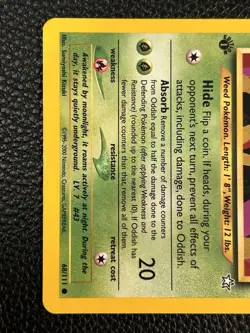 Oddish 68/111 Neo Genesis Regular Pokemon TCG NM 1st Edition - Image 3