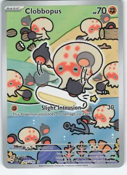 Clobbopus - 207/191 Illustration Rare Holo SV08: Surging Sparks NM Pokemon - Image 1