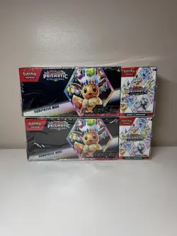 Sam’s Club Pokemon TCG S&V Prismatic Evolutions Surprise Box & Booster Bundle x2 - Image 1