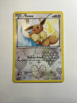 Pokemon TCG Eevee #RC14/RC25 Uncommon Legendary Treasures Reverse Holo - Image 1