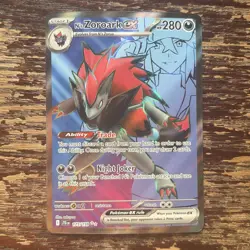 Pokemon Journey Together N's Zoroark EX Full Art Ultra Rare Card 175/159 - Image 1
