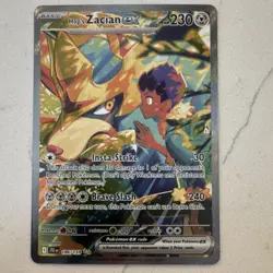 Pokemon Hop's Zacian ex 186/159 Sv09: Journey Together Special Illustration Holo - Image 1