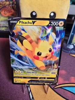 Pokemon TCG Pikachu V SWSH285 Crown Zenith Promo Holo NM 2023 - Image 1