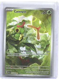 Caterpie 172/165 Scarlet & Violet 151 Full Art Ultra Rare Holo Pokemon Card NM - Image 1