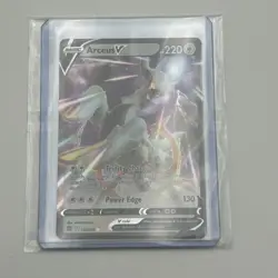 Pokemon Arceus V 122/172 - Brilliant Stars Metal UPC Promo - Image 3