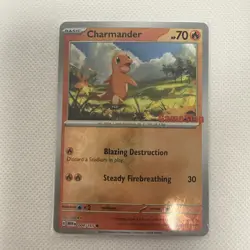 Pokemon SEALED Charmander 004/165 Gamestop Exclusive Promo Reverse Holofoil!! - Image 1