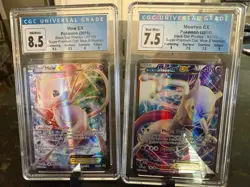 2016 Pokemon Mewtwo & Mew -EX FA XY Black Star Promo Super-Premium CGC - Image 1