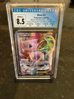 2016 Pokemon Mewtwo & Mew -EX FA XY Black Star Promo Super-Premium CGC - Image 2